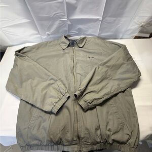 Izod Men's Khaki Windbreaker Jacket